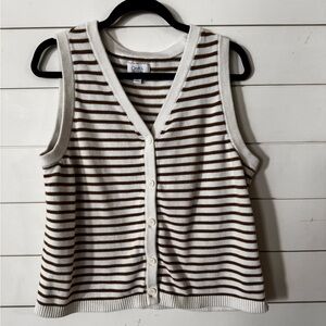 Croft and barrow striped vest